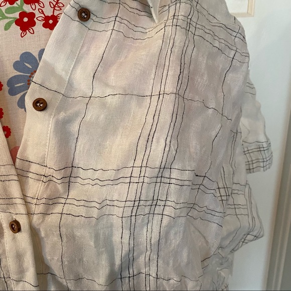 Boxy Grid Button-Down - Picture 2 of 3